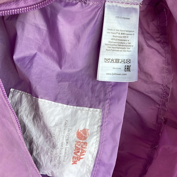 Pre-owned Purple Fjallraven Kanken Backpack (Approx Size: 14H x 9L) - Picture 6 of 10
